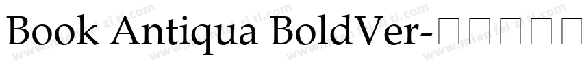 Book Antiqua BoldVer字体转换